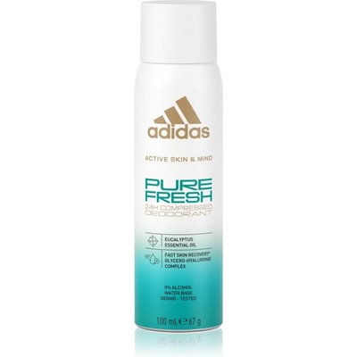 Adidas Pure Fresh дезодорант в спрей 24 часа 100ml
