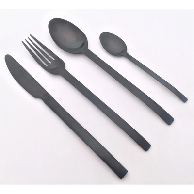 Herdmar Комплект прибори за хранене spiga - 24 части - черен/мат (-080-3024-0517-100-0001)