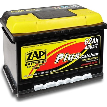 ZAP Plus 12V 62Ah 480A 56259