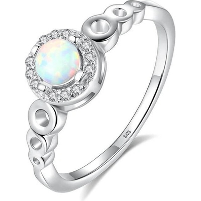 Silenti Jewelry Сребърен пръстен "Тръпка" - Светъл , 8 - 57мм (18.1мм диам. )