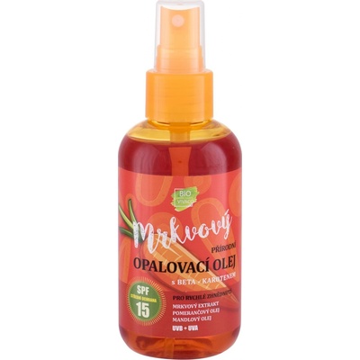 Vivaco Mrkvový opaľovací olej s betakaroténom SPF15 150 ml