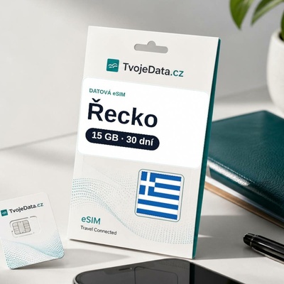 eSIM Řecko 15 GB / 29 dní