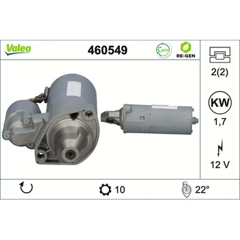 VALEO Štartér 460549