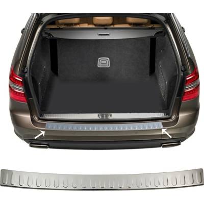 Omtec Nerez lestený kryt hornej hrany zadného nárazníka Mercedes E-Klasse W212 kombi 2010-13