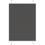 vidaXL Плисирана щора черна 100x150 cm Ширина на плата 99, 4 cm (4015143)