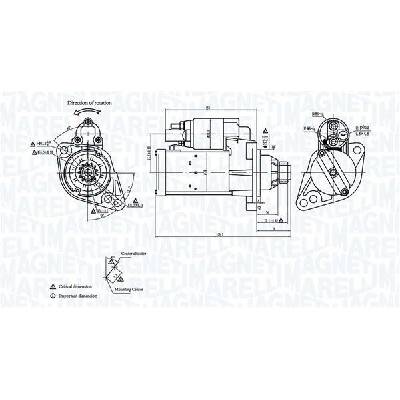 Startér MAGNETI MARELLI 063725818010