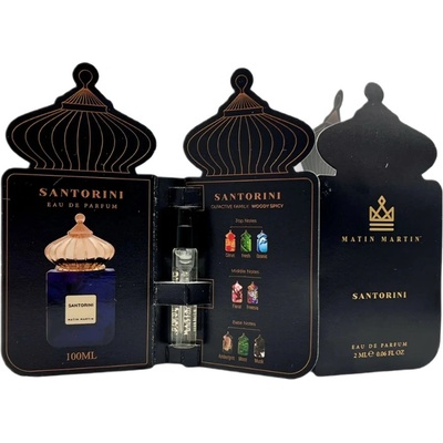 Matin Martin Santorini parfémovaná voda unisex 2 ml vzorek