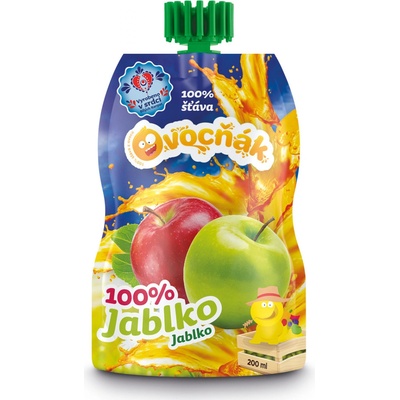 Ovocňák 100% Mošt jablko 200 ml – Zboží Dáma