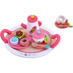 Tooky Toy Дървена играчка Tooky Toy - Чаен комплект (108750) - baby