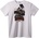 NOONEBRAND Тениска Мотоциклетен скелет - 7XL, White