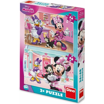 Dino Minnie a Figaro 24+48 dílků