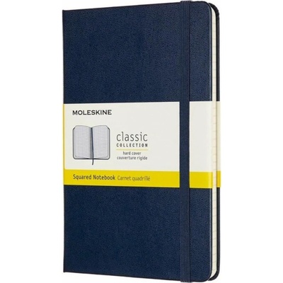 Moleskine Medium Squared Hardcover Notebook, Sapphire Blue Moleskine