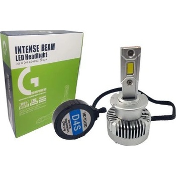 Лед крушки - Led система D4S за подмяна на фабричен ксенон - 20000 Лумена 40W - Canbus 6000K - 300% повече светлина