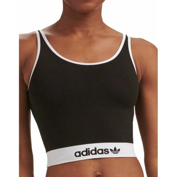 Image 1 of Adidas Originals Ribbed Modern Flex Brami Underwear Black