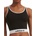 Adidas Originals Ribbed Modern Flex Brami Underwear Black