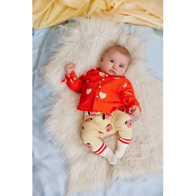 Mini Rodini Детска памучна риза Mini Rodini Hearts (26120179)