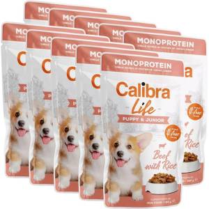 Calibra Dog Life Puppy & Junior Beef with Rice консерви 10 x 150 г