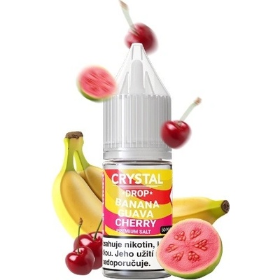 Crystal Drop Salt Banana Guava Cherry 10 ml 20 mg