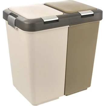 Orion Двоен контейнер за сортиране на отпадъци 20 l Duo Dust - Orion (731259)