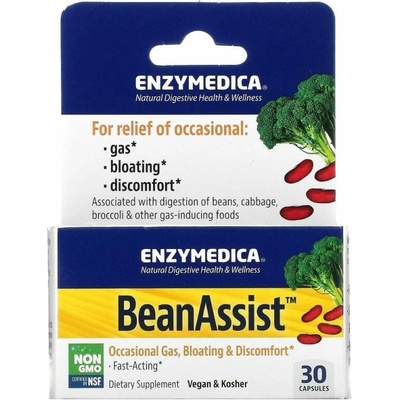 Enzymedica BeanAssist Alfa galaktozidáza 30 kapsúl