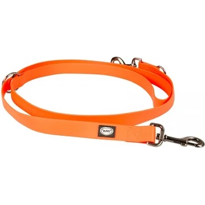 Duvoplus Explor South PVC Neon повод за кучета, тренировъчен - работен - Неон Оранжев, дължина 200 см, ширина 25 мм, Белгия - 11103