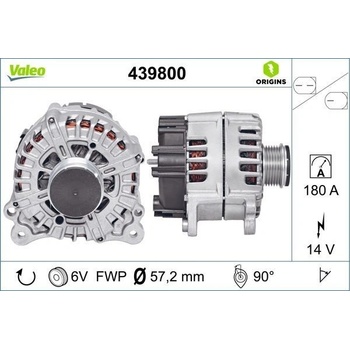 Alternátor VALEO 439800
