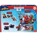 Superpack 4v1 Spider-man Educa domino pexeso a 2 puzzle s 25 dielikmi