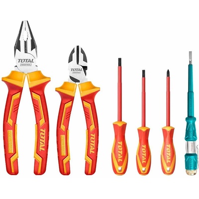 Total tools Комплект изолирани инструменти 6 части, vde 1000 v, total industrial thkist3062 (uni-07525)