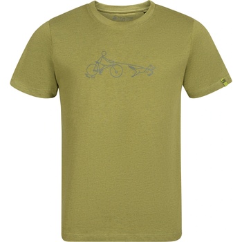 ALPINE PRO Мъжка тениска от неизмачкваем материал ALPINE PRO NOGER зелен оазис вариант pa ALPINE PRO | Zelen | МЪЖЕ | 5XL