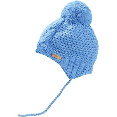dětská pletená čepice Pletex H116 Středně modrá