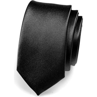 Avantgard kravata Slim Černá LESK 551 705