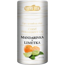 Vitto Tubus Mandarinka limetka černý pyramid 15 x 1,5 g
