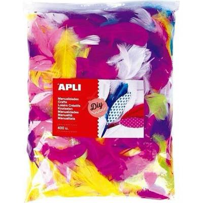 Apli Peříčka/400ks Mix barev a velikostí