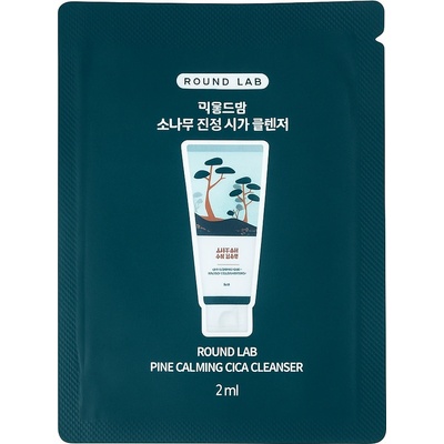 ROUND LAB Pine Calming Cica Cleanser (sample) - Почистваща Пяна С Феникс За Проблемна Кожа 2мл (sample)