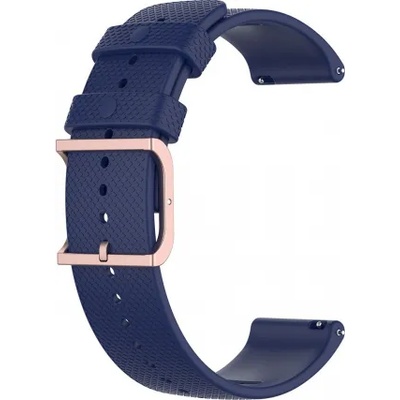 BStrap Silicone Rain řemínek na Xiaomi Amazfit Stratos 2/2S/3, dark blue (SSG014C1704)