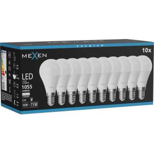 Mexen Nova 10x LED крушка E14, G45, 10W, Неутрална - 4000K, 1055 lm - L101-E14-1040-01x10 (L101-E14-1040-01x10)