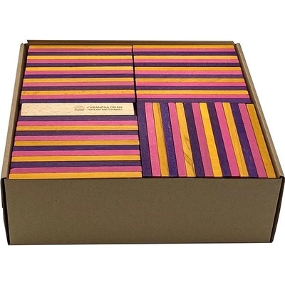 T-Wood Stavebnice fialové destičky 200