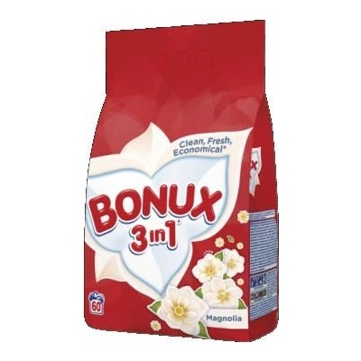 Bonux 3v1 Magnolia prací prášek 90 PD 5,85 kg