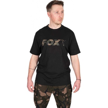 Fox Tričko Black Camo Chest Print T-Shirt