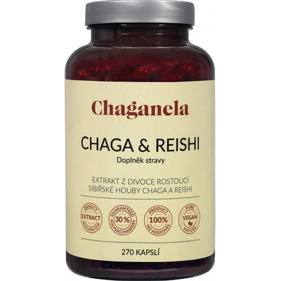 Chaganela Extrakt čagy s reishi 270 kapslí