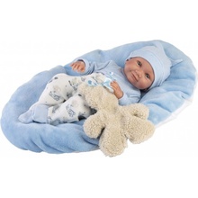Llorens 73807 NEW BORN chlapček realistická bábätko s celovinylovým telom 40