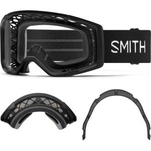 SMITH Маска Smith Rhythm MTB S0 + Dirt Screen Goggles - Black / Clear - размер One Size (205-6983-0111)