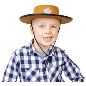 GoDan Cowboy hat brown with star s