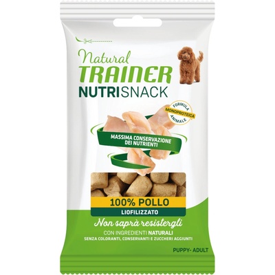 Výhodné balenie Natural Trainer Nutri Snack mrazom sušené kúsky Puppy & Adult 20 x 20 g
