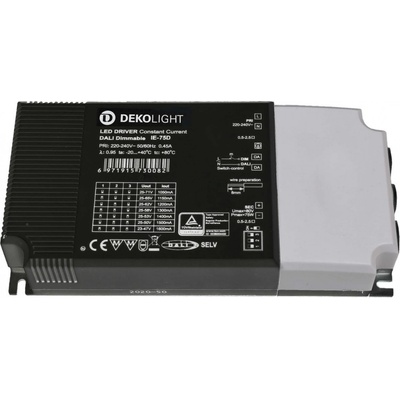 Deko-Light napájení BASIC, DIM, Multi CC, IE-75D konstantní proud 1050-1600 mA IP20 stmívatelné 25-70V DC 26,00-75,00 W 862194