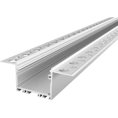 T-LED LED profil do sádrokartonu - GK22-7 stříbrný 1m 095140