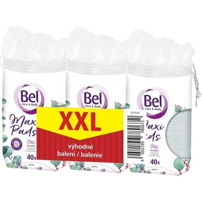 BEL Cosmetic tampony oválné XXL pack 3 x 40 ks