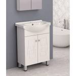 InterCeramic Мебел за баня icp 6040 new - pvc шкаф с порцеланов умивалник 6042 (icp 6040 new)