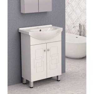 InterCeramic Мебел за баня icp 6040 new - pvc шкаф с порцеланов умивалник 6042 (icp 6040 new)