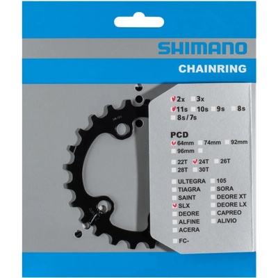 Převodník 24z Shimano SLX FC-M7000 2x11 4 díry